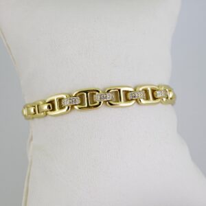 B1643 Bracelet - Pulseras - Zircon Stone - 14K Real Color