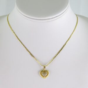 SET1745 Cadenas & Colgantes - Chain - Pendants - Zircon Stone - 14K Real Color - 2mmX50cm