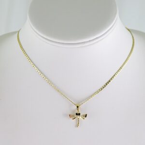 SET1746 Cadenas & Colgantes - Chain - Pendants - Zircon Stone - 14K Real Color - 2mmX50cm