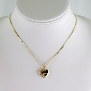 SET1747 Cadenas & Colgantes - Chain - Pendants - Zircon Stone - 14K Real Color - 2mmX45cm