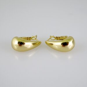E2510 Earrings - Aretes - Zircon Stone - 14K Real Color