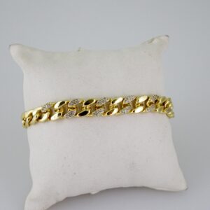 B1647 Bracelet - Pulseras - Zircon Stone - 14K Real Color