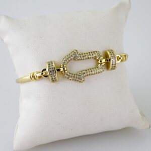 B1655 Bracelet - Pulseras - Zircon Stone - 14K Real Color