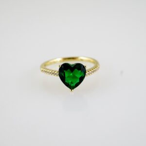 R790 RING - ANILLO - Zircon Stone - 14K Real Color