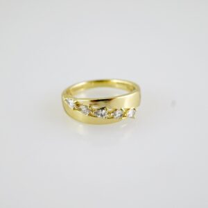 R795 RING - ANILLO - Zircon Stone - 14K Real Color