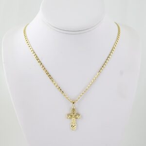 SET1774 Cadenas & Colgantes - Chain - Pendants -  14K Real Color -  Zircon Stone 3mmX60cm