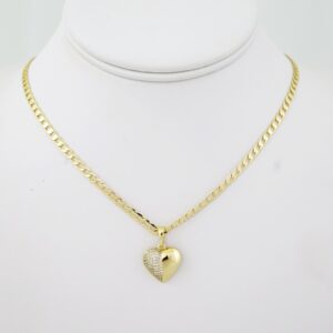 SET1777 Cadenas & Colgantes - Chain - Pendants -  14K Real Color - Zircon Stone 3mmX45cm