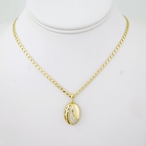 SET1780 Cadenas & Colgantes - Chain - Pendants -  14K Real Color - Zircon Stone 3mmX45cm