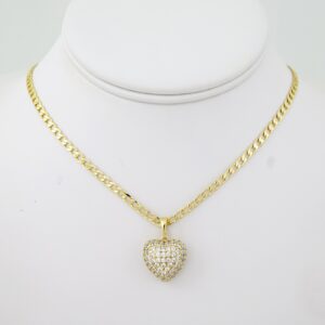 SET1781 Cadenas & Colgantes - Chain - Pendants -  14K Real Color -Plain  3mmX45cm