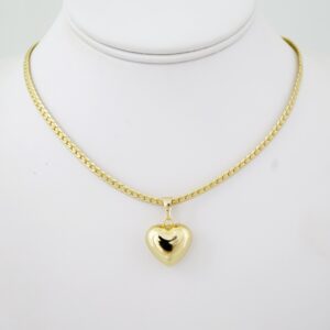 SET1783 Gargantilla & Colgantes - Choker W - Pendants - 14K Real Color - Plain