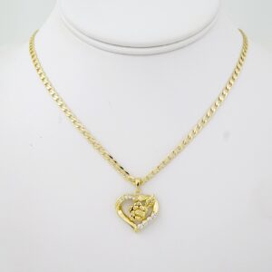 SET1785 Cadenas & Colgantes - Chain - Pendants -  14K Real Color - Zircon Stone - 3mmX45cm