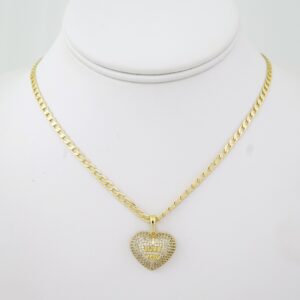 SET1786 Cadenas & Colgantes - Chain - Pendants -  14K Real Color - Zircon Stone 3mmX45cm