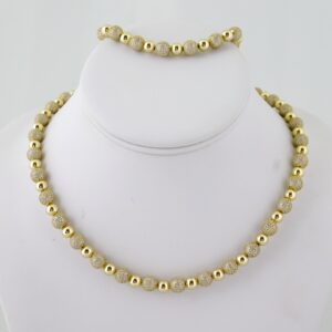 SET1789 Cadenas - Pulsera - Chain - Bracelet - 14K Real Color - Zircon Stone