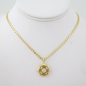 SET1791 Cadenas & Colgantes - Chain - Pendants -  14K Real Color - Zircon Stone 3mmX45cm