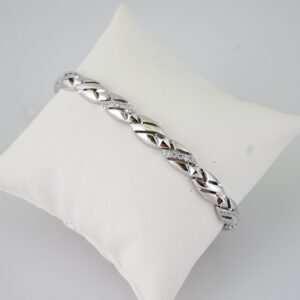 B1661 Bracelet - Pulseras - Zircon Stone - Silver Color