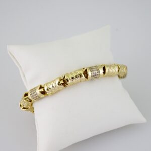 B1662 Bracelet - Pulseras - Zircon Stone - 14K Real Color