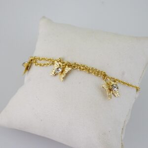 B1658 Bracelet - Pulseras - Zircon Stone - 14K Real Color