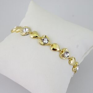 B1664 Bracelet - Pulseras - Zircon Stone - 14K Real Color