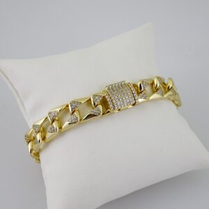 B1665 Bracelet - Pulseras - Zircon Stone - 14K Real Color