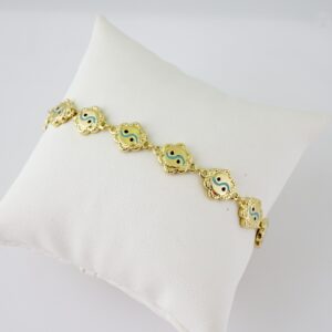 B1690 Bracelet - Pulseras - Plain - 14K Real Color