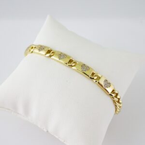 B1694 Bracelet - Pulseras - Zircon Stone - 14K Real Color