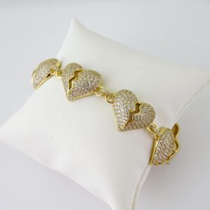 B1706 Bracelet - Pulseras - Zircon Stone - 14K Real Color