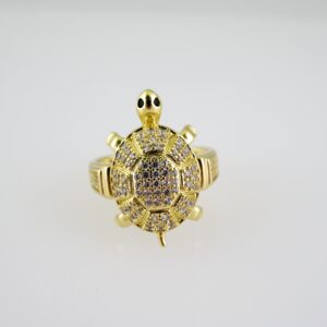 R807 RING - ANILLO - Zircon Stone - 14K Real Color