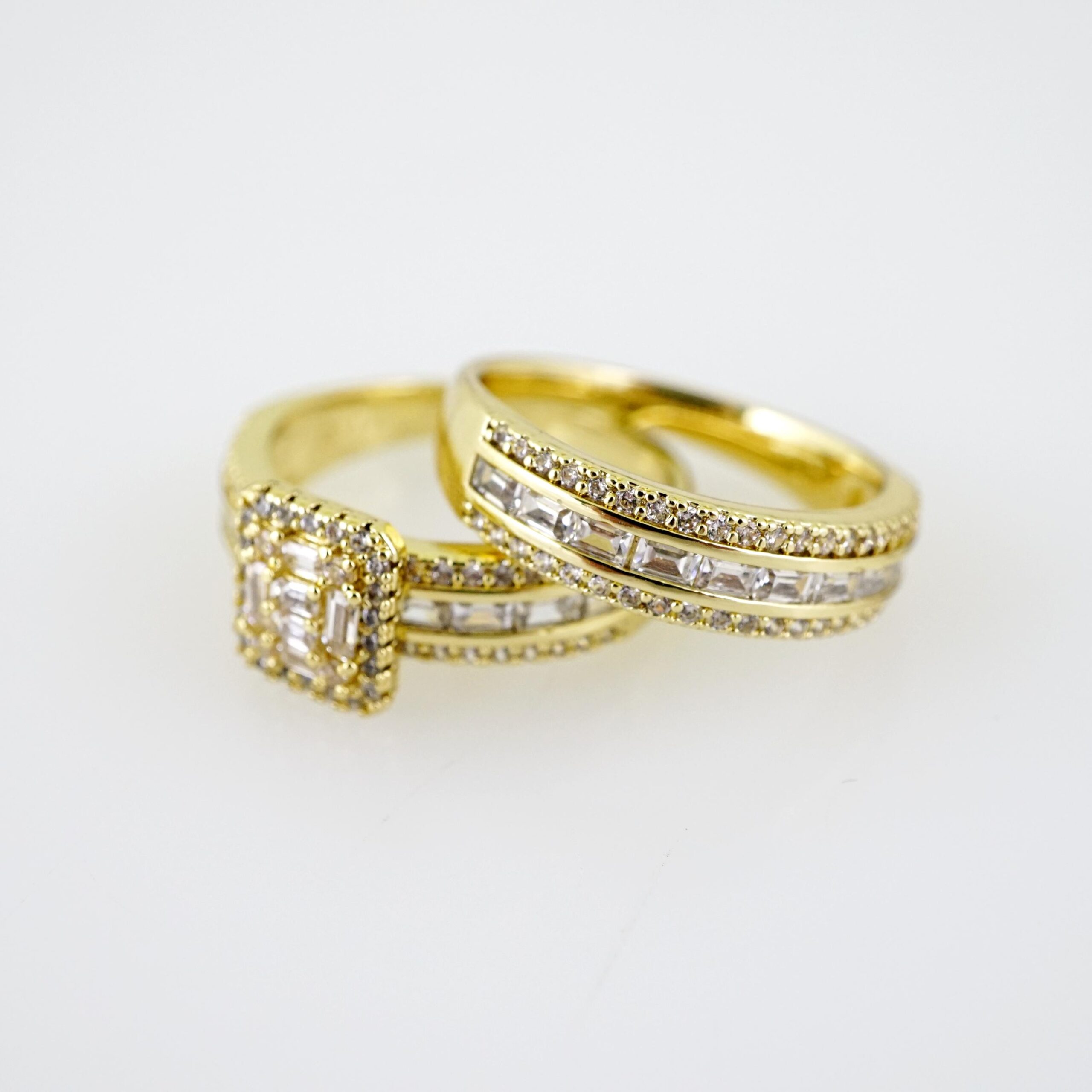 R118E RING - ANILLO - Zircon Stone - 14K Real Color