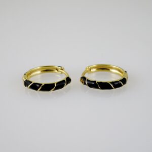 E2628 Earrings - Aretes - Plain - 14K Real Color