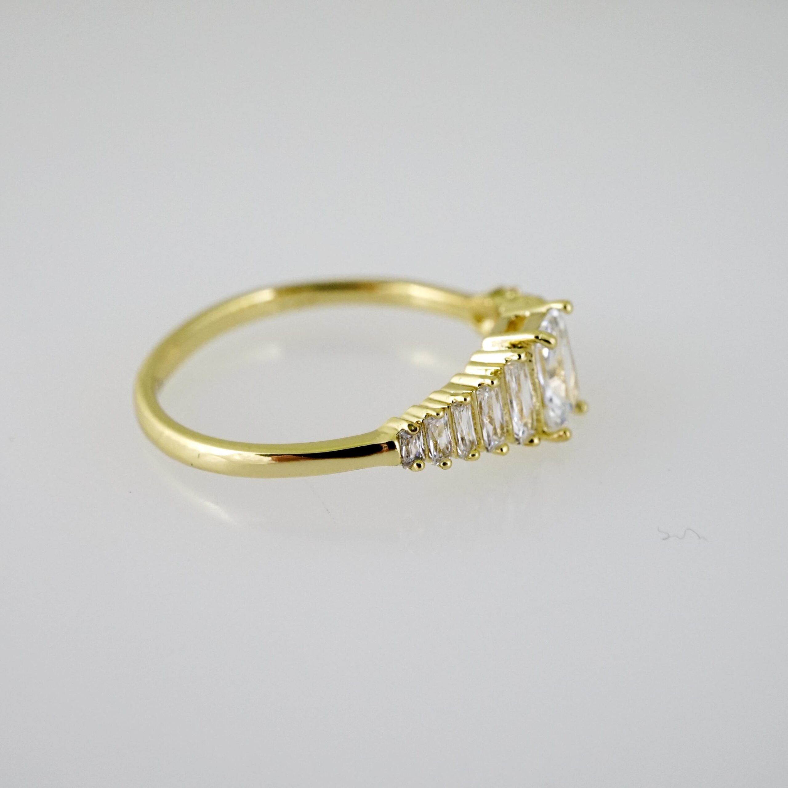 R815 RING - ANILLO - Zircon Stone - 14K Real Color - Image 2