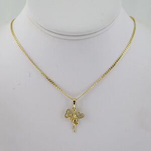 SET1808 Cadenas & Colgantes - Chain - Pendants - Zircon Stone - 14K Real Color - 2mmX50cm