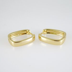 E2667 Earrings - Aretes -Plain - 14K Real Color