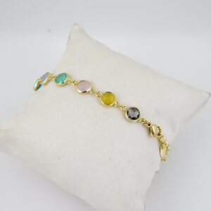 B1709 Bracelet - Pulseras - Plain - 14K Real Color