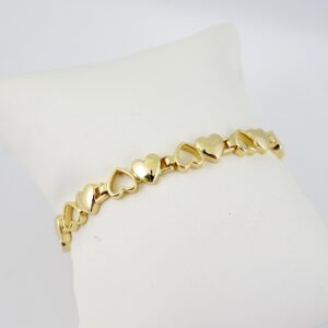 B1717 Bracelet - Pulseras - Plain - 14K Real Color