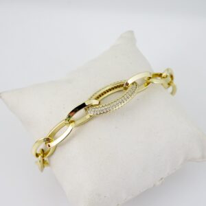 B1723 Bracelet - Pulseras - Zircon Stone - 14K Real Color