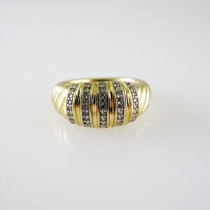 R826 RING - ANILLO - Zircon Stone - 14K Real Color