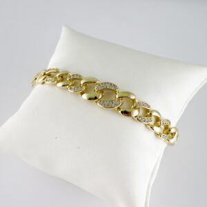 B1726 Bracelet - Pulseras - Zircon Stone - 14K Real Color