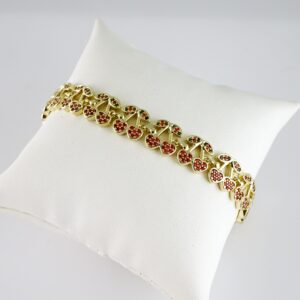B1731 Bracelet - Pulseras - Zircon Stone - 14K Real Color