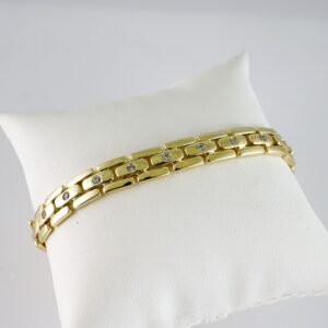 B1732 Bracelet - Pulseras - Zircon Stone - 14K Real Color