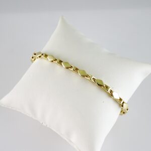 B1737 Bracelet - Pulseras - Plain - 14K Real Color