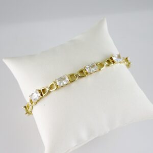 B1736 Bracelet - Pulseras - Zircon Stone - 14K Real Color