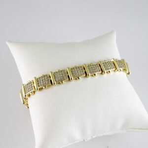 B1738 Bracelet - Pulseras - Zircon Stone - 14K Real Color