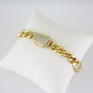 B1747 Bracelet - Pulseras - Zircon Stone - 14K Real Color