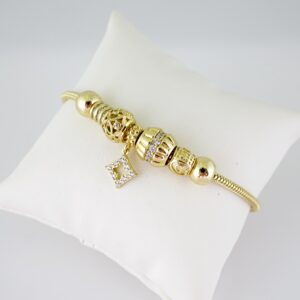 B1748 Bracelet - Pulseras - Zircon Stone - 14K Real Color