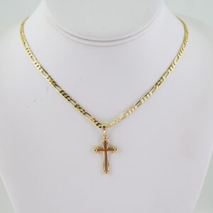 SET1817 Cadenas & Colgantes - Chain - Pendants - Zircon Stone - 14K Real Color - 3mmX50cm