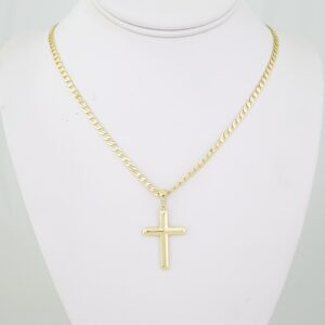 SET1821 Cadenas & Colgantes - Chain - Pendants -Plain - 14K Real Color - 3mmX60cm