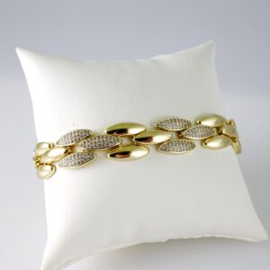 B1756 Bracelet - Pulseras - Zircon Stone - 14K Real Color