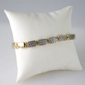 B1757 Bracelet - Pulseras - Zircon Stone - 14K Real Color