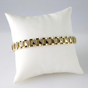 B1762 Bracelet - Pulseras - Zircon Stone - 14K Real Color
