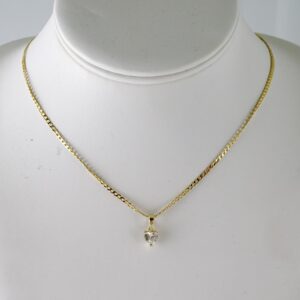 SET1822 Cadenas & Colgantes - Chain - Pendants - Zircon Stone - 14K Real Color - 2mmX50cm